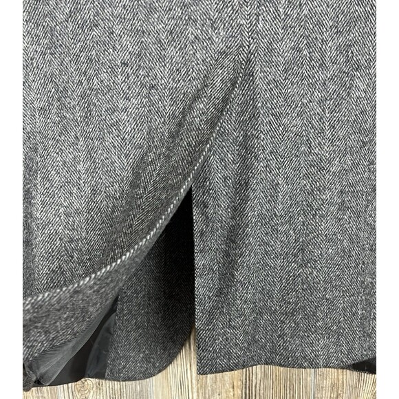 Bert Pulitzer Men's Grey Herringbone Camel Hair Wool Blend Blazer Jacket 48L - Picture 4 of 15